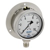 Buisveermanometer Type 1383 roestvaststaal veiligheidsglas R63 meetbereik -1 - 0bar procesaansluiting roestvaststaal 1/4"BSPP